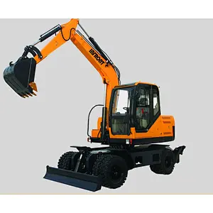 Best price High quality 8ton wheel type excavator
