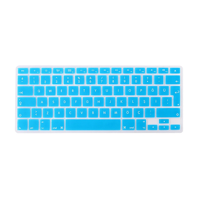 Turkish EU Keyboard skin silicone keyboard cover keyboard protective film for macbook air 13 For Macbook Air Pro Retina