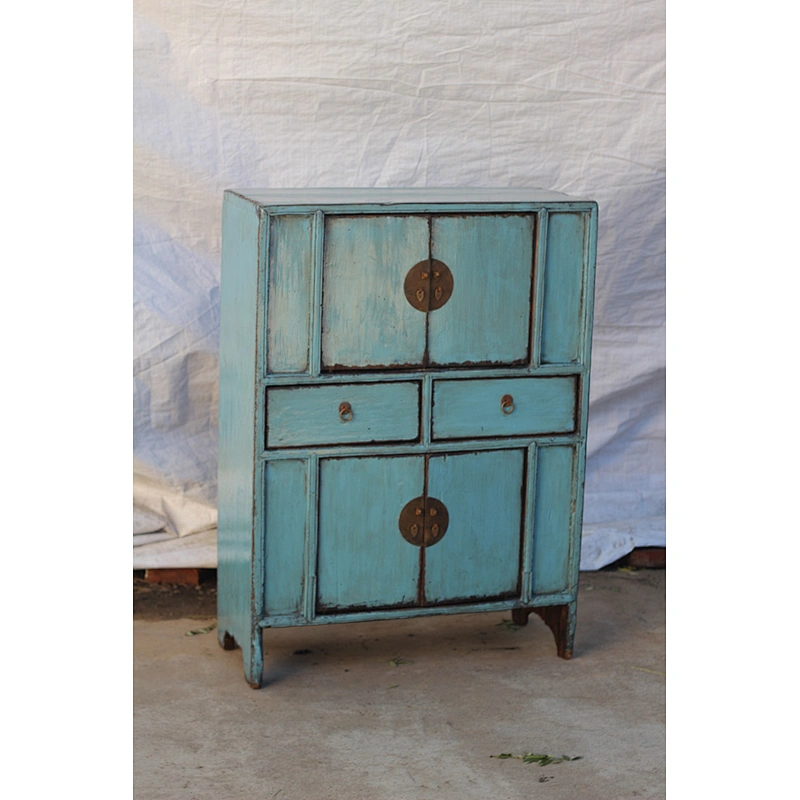 Chinese antique Reclaimed Wood Kitchen Furniture Kitchen Cupboards furniture chinese sideboard blue