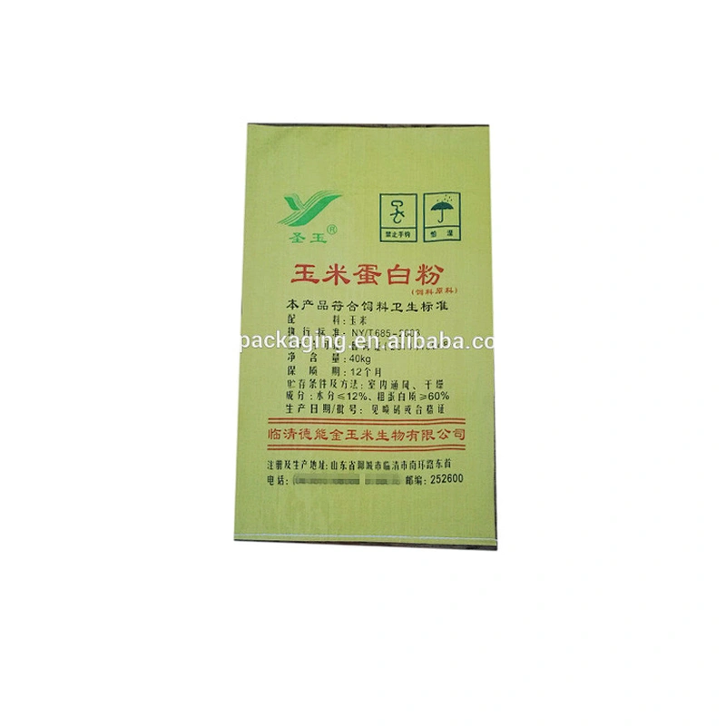 40kg yellow pp woven flour bag for corn,wheat,bran,grain,flour,rice