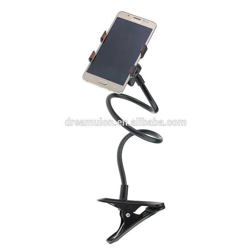 Flexible Long Arms Lazy Stand Clip Holder For Mobile Phone Desktop Table Bed Car