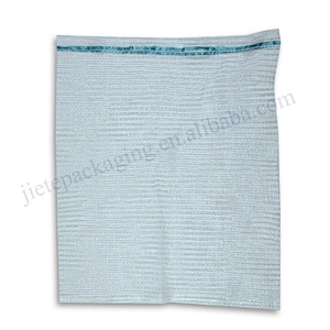 Customized 100% plastic PE raschel mesh bag/sack for packaging fruit and vegetable 25kg size 50/80cm
