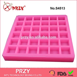 S4513 square silicone soap mold soap loaf mold food grade silicone molds