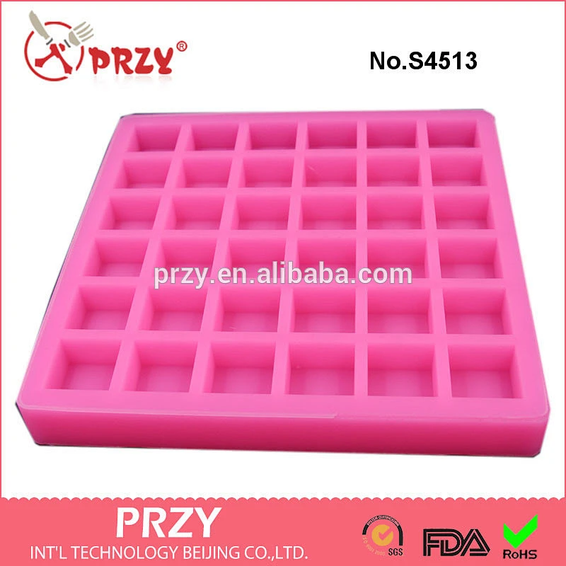 S4513 square silicone soap mold soap loaf mold food grade silicone molds