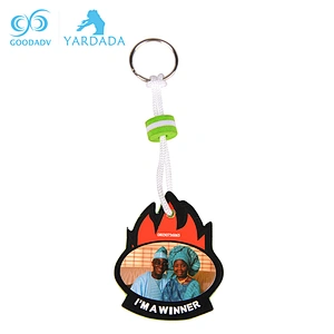 Cartoon Soft EVA Keychain,Custom Printed Logo Key Chain