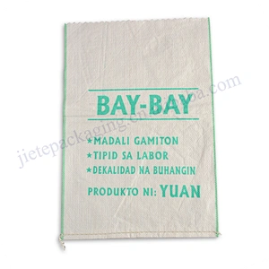 White polypropylene pp woven striped bag for packing sand,seed,flour,cement,construction waste