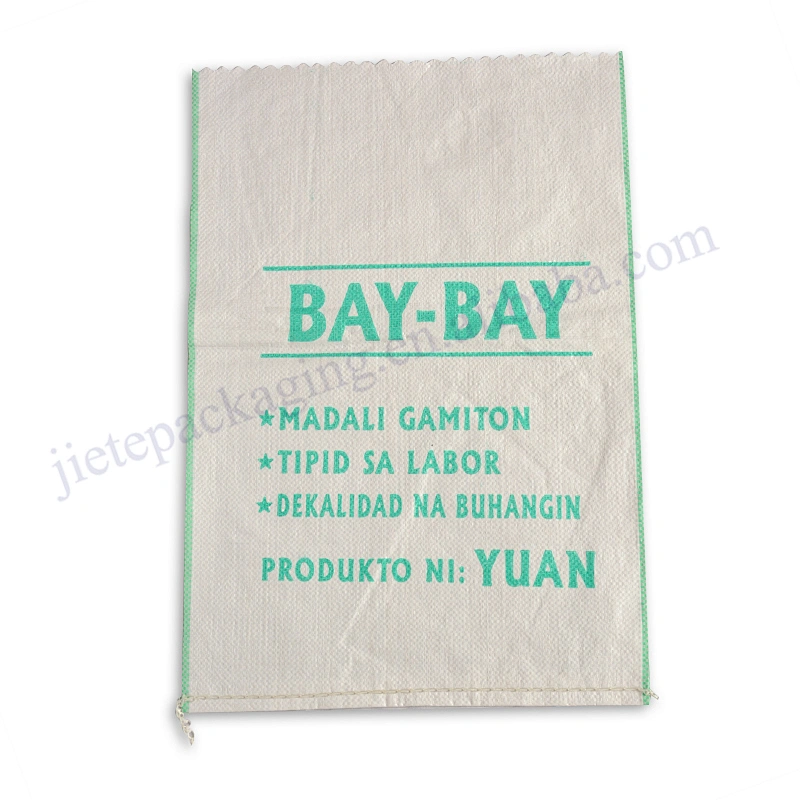 White polypropylene pp woven striped bag for packing sand,seed,flour,cement,construction waste