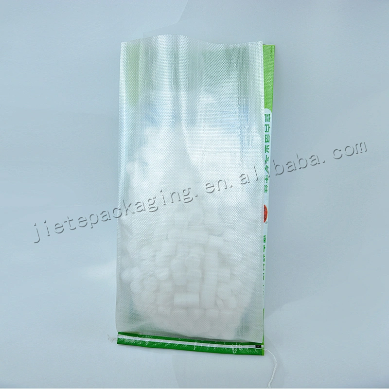 Customized new design 10kg printed transparent plastic pp woven rice packing bag
