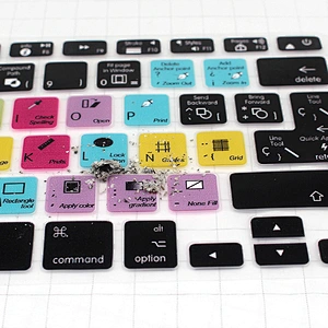 shortcuts keyboard skin for Ado be InDesign For macbook Pro Keyboard Protector for macbook pro retina display