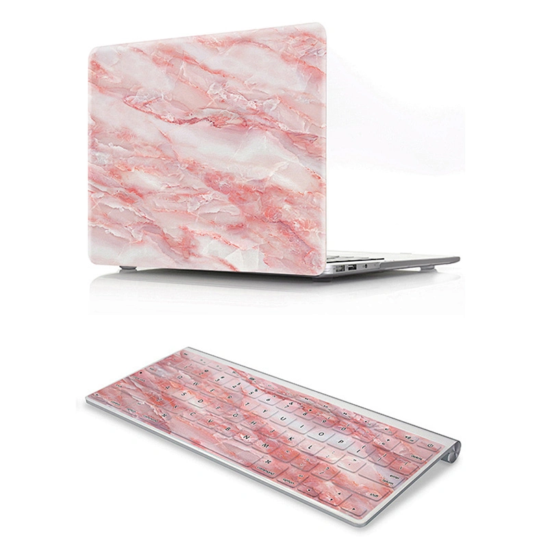 2 in 1 case marble Rubberized Hard shell Case Cover And Hard Keyboard Cover Skin For Mac Book Air 13 15