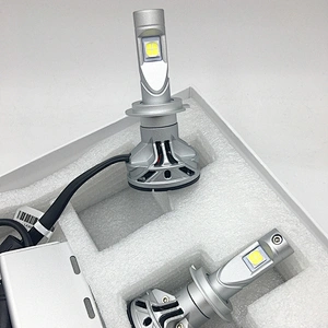 Lujia super bright auto bulb 60w px26d L8 7000lm XHP70 led headlight with h7 adapter