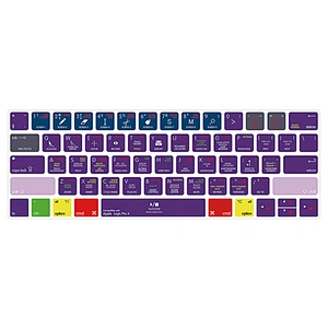 Hot Sale logic pro x shortcuts keypad skin OEM TPU Keyboard Covers shortcuts keyboard skin for macbook pro touch cover