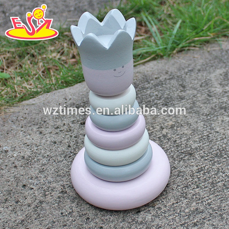 2018 wholesale wooden baby stacking toys high quality wooden baby stacking toys best wooden baby stacking toys W13D129