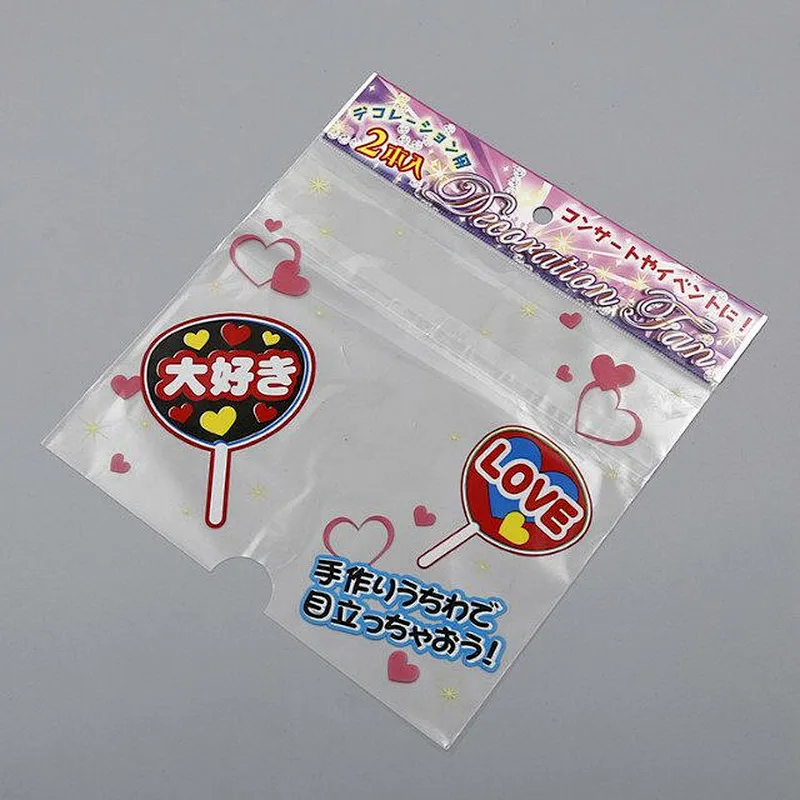 Custom PE self-styled transparent confectionery bag