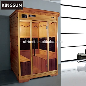 Total 3 person infrared combo magic outdoor sauna steam room