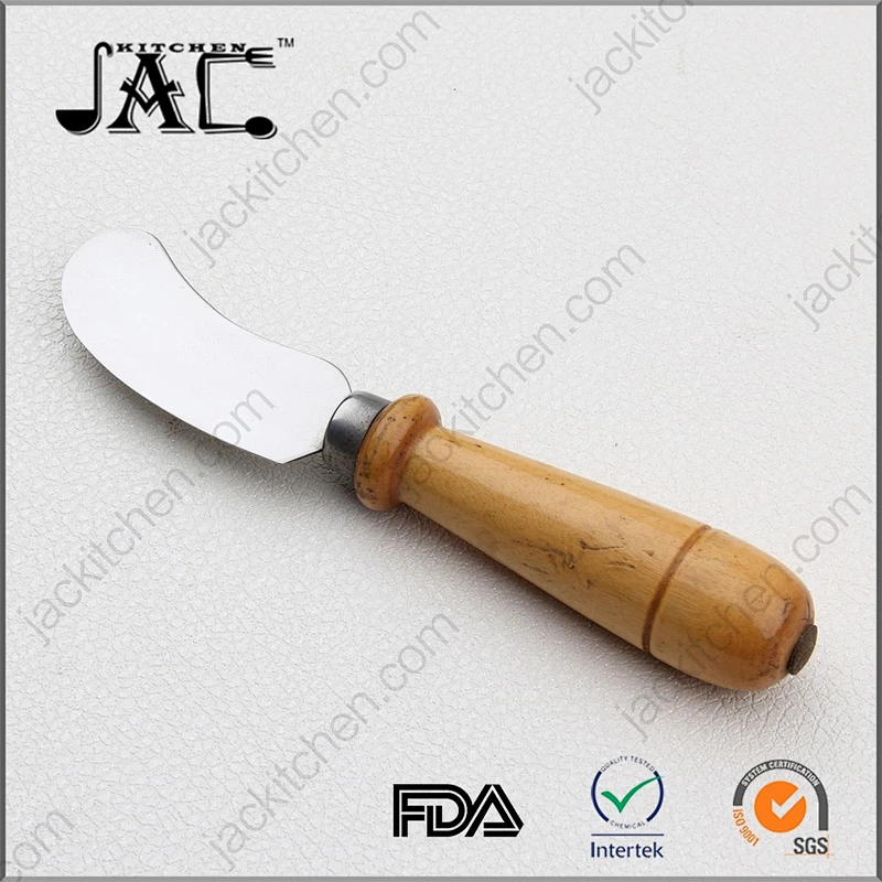 High Quality Wood Handle Stainless Steel Cheese Knife