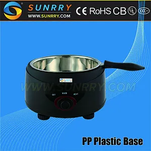 Commercial chocolate melting pot with plastic base chocolate melters pot (SUNRRY SY-CL1A)