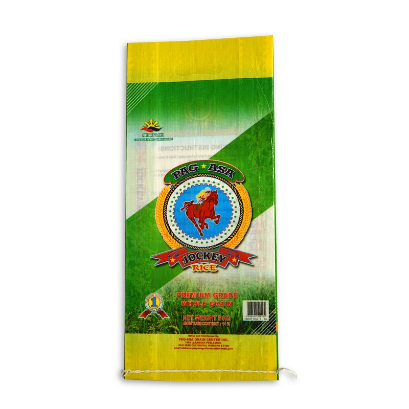 laminated woven polypropylene agricultural use 5kg rice bag