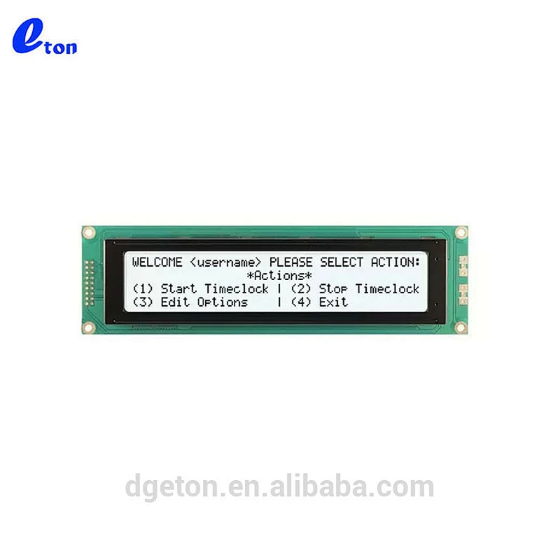 CHARACTER 4X40 BLUE WHITE LCD DISPLAY MODULE