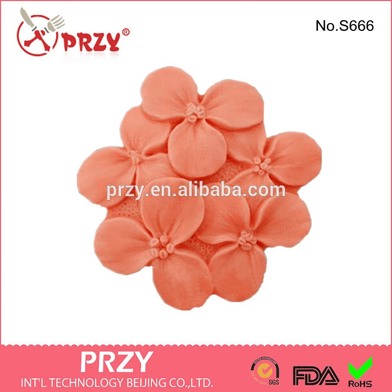 Lilac silicone soap molds