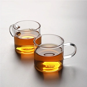 2018 China wholesale high quality food grade glass mug 100ml tea pot cup for home tea set