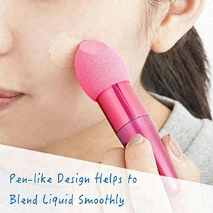 Beauty Wholesale liquid glitter makeup foundation palette blending brush stick packaging sponge