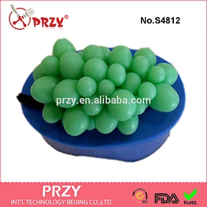 S4812 high quality grape silicone molded with low price fruit grape mould