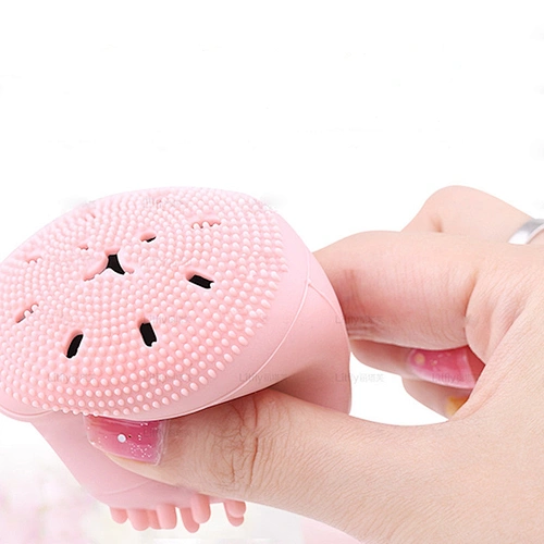 Wholesale makeup tools jellyfish silicone face cleaner brush for makeup