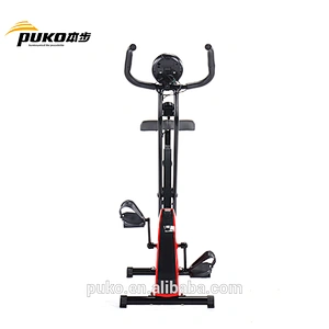 Magnetic Upright Red impulse foldable exercise bike With Heart Rate
