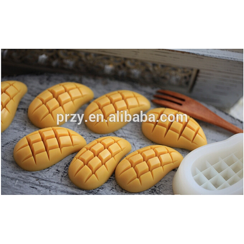 PRZY fruit silicone soap mould mango soap mold mango handmade soap mold