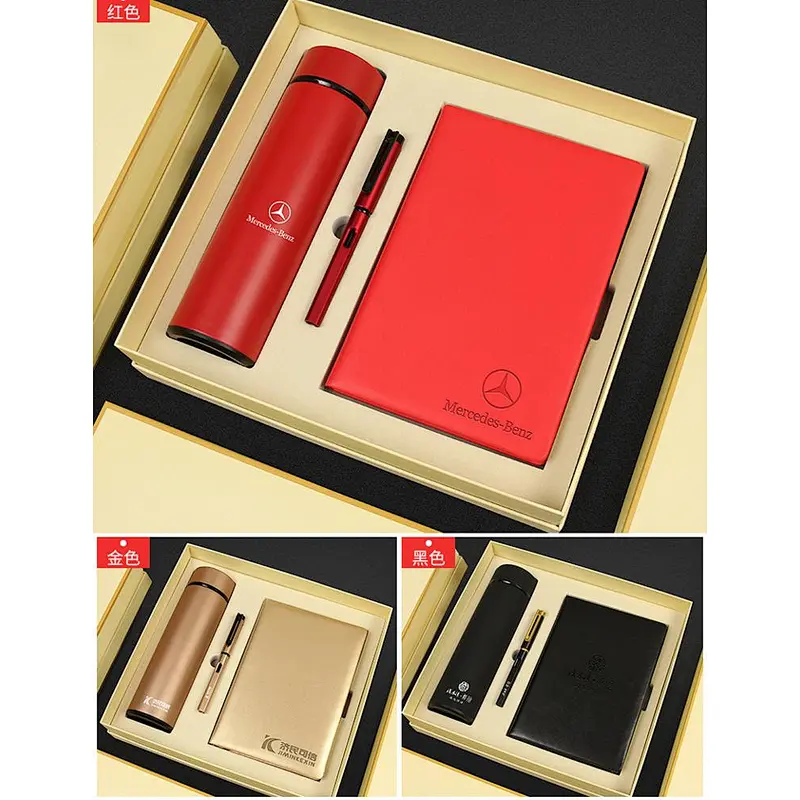 Low MOQ Wholesale Business Gift Set Cheap Price Personality Customized Logo Box Gift High-end Company Office Gift Set