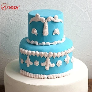 New fondant mold Silicone decorative Cake mould Royal Sugar Dry Pez decorative silicone molds