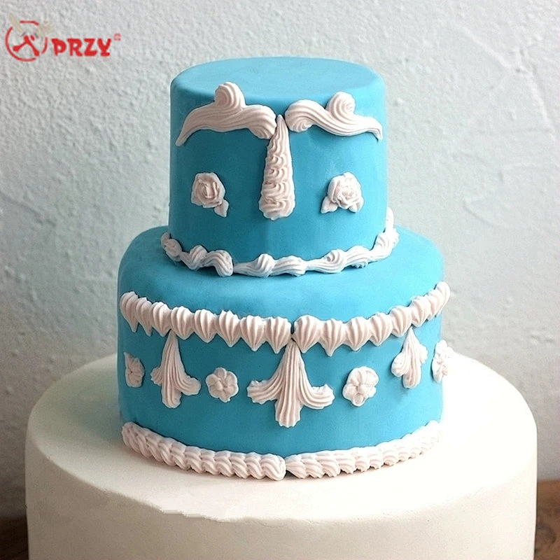 New fondant mold Silicone decorative Cake mould Royal Sugar Dry Pez decorative silicone molds