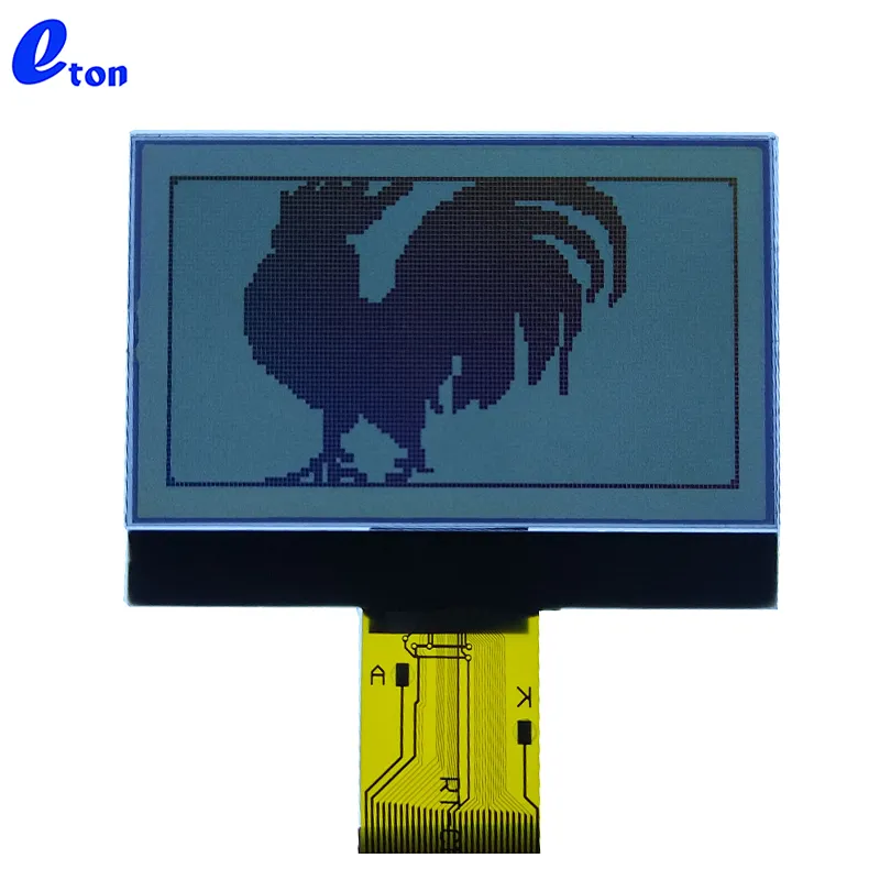 COG+FPC connector FSTN 12864 lcd module, graphic lcd module 12864