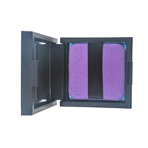 2018 Best oil sucking paper with makeup mirror and powder puff