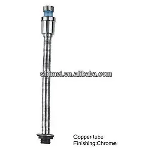 Chrome Polished Copper Drain Tube Cleanroom Easy To Install Polished Sanitary Floor Sink Drain Tube KL-6240