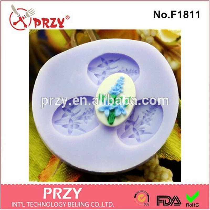 2015 hotsale Polymer clay mini silicone fondant mold