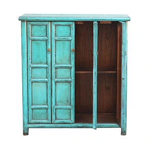 chinese antique reproduction lacquered storage buffet furniture