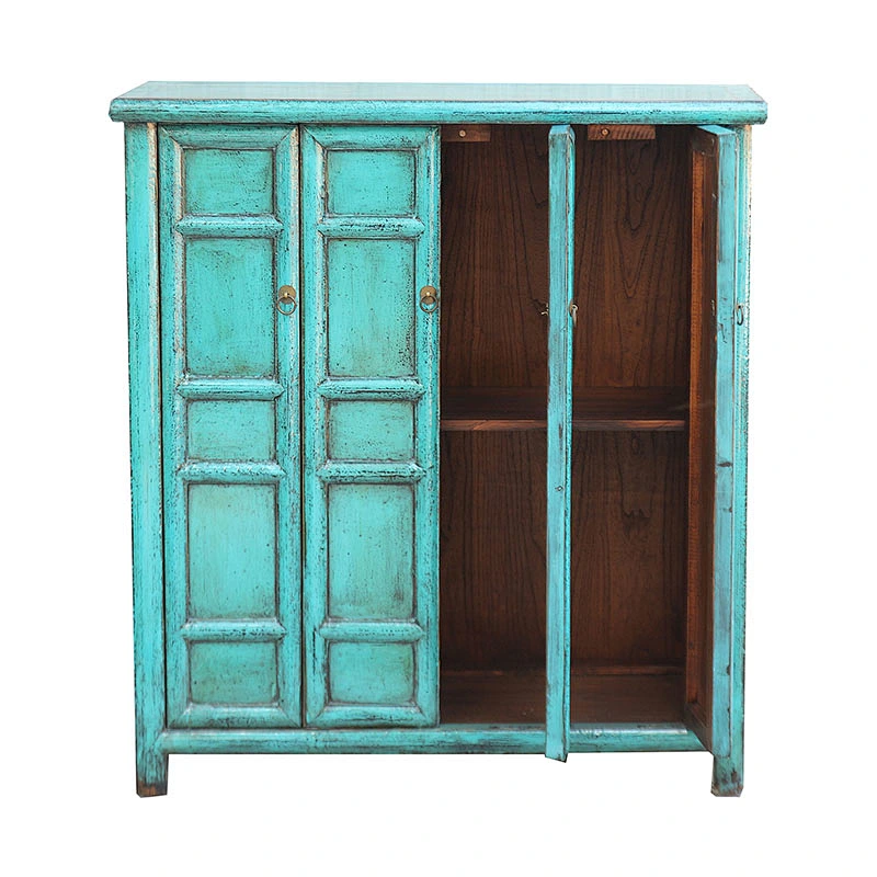 chinese antique reproduction lacquered storage buffet furniture