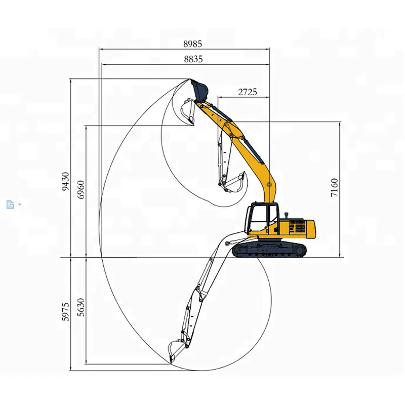 18 Ton hydraulic pump excavator machine