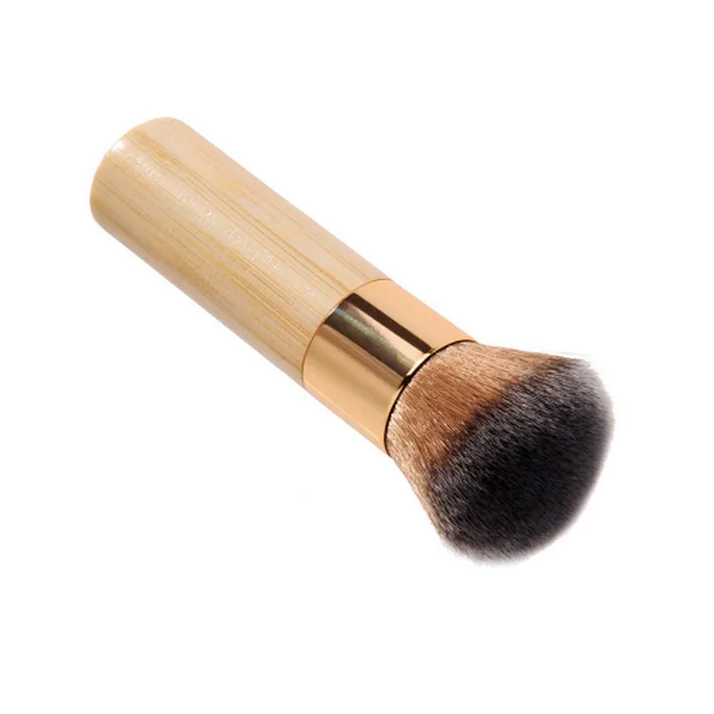 1pc new personalised bamboo makeup brush foundation powder blending cosmetic tool