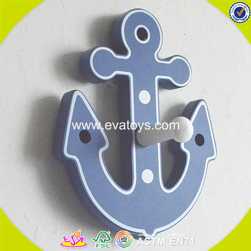 wholesale cheap kids wooden hat hooks high quality children wooden hat hooks W09B068