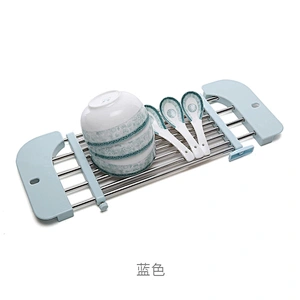 Stainless Steel kitchen scalable dishrack steel gird