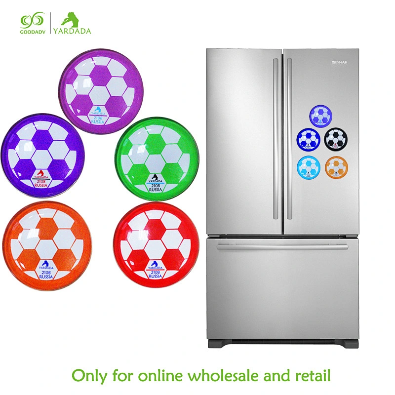 World cup design glass fridge, promotional gifts, 2018 fashion design