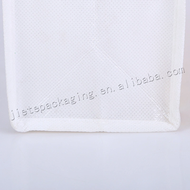 High quality customized stand up white pp non woven shopping bag