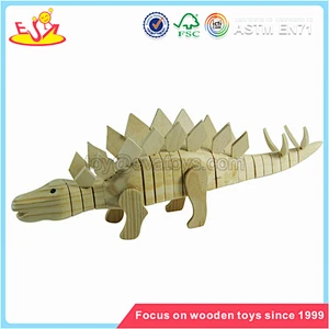 Wholesale children best choice 3d paint toy lovely shape funny play toy wooden 3d paint toy W03A023