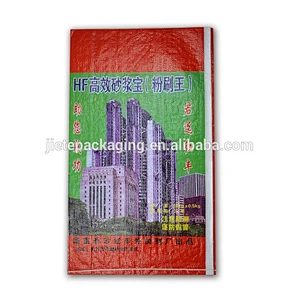 pp woven bags for plaster, dry mortar, cement, wall putty 25kg 20kg