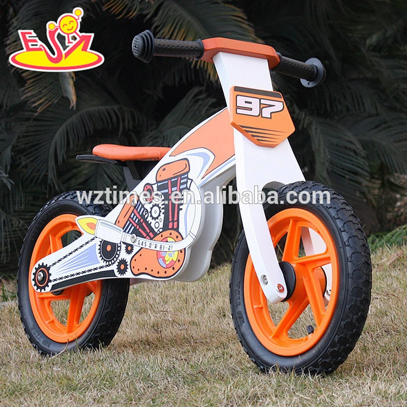 2018 hot sale kids wooden bike,popular wooden balance bike,new fashion kids bike W16C157