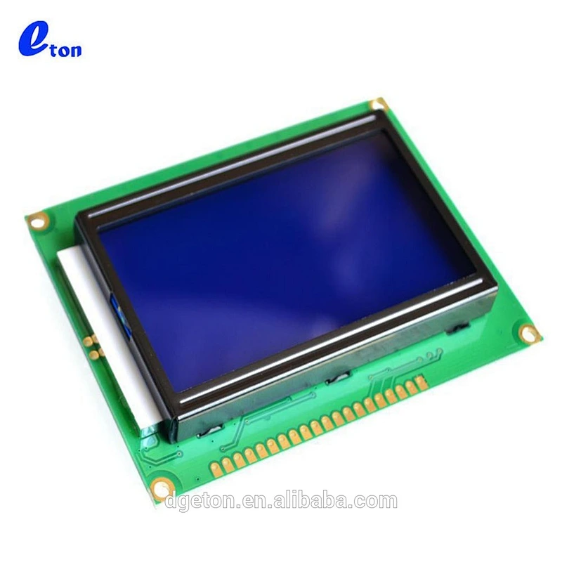 YELLOW GREEN 128X64 pixel LCD display module