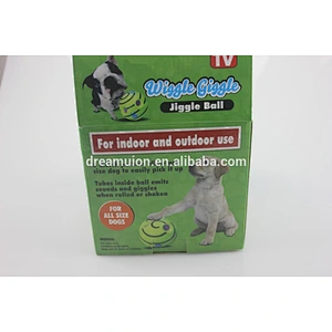 NEW Wiggle Giggle Jiggle Pet Ball Fit For All Size Dogs Suits Indoor& Outdoor--